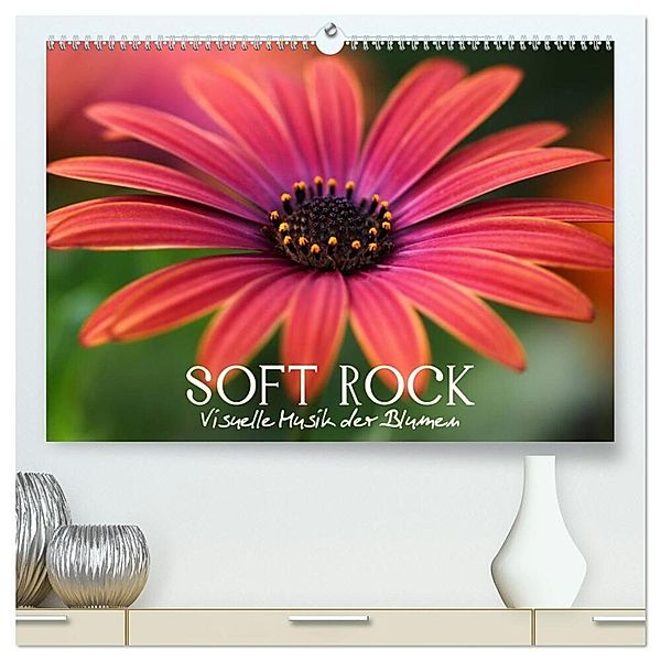 Soft Rock - Visuelle Musik der Blumen (hochwertiger Premium Wandkalender 2024 DIN A2 quer), Kunstdruck in Hochglanz, Vronja Photon (Veronika Verenin)
