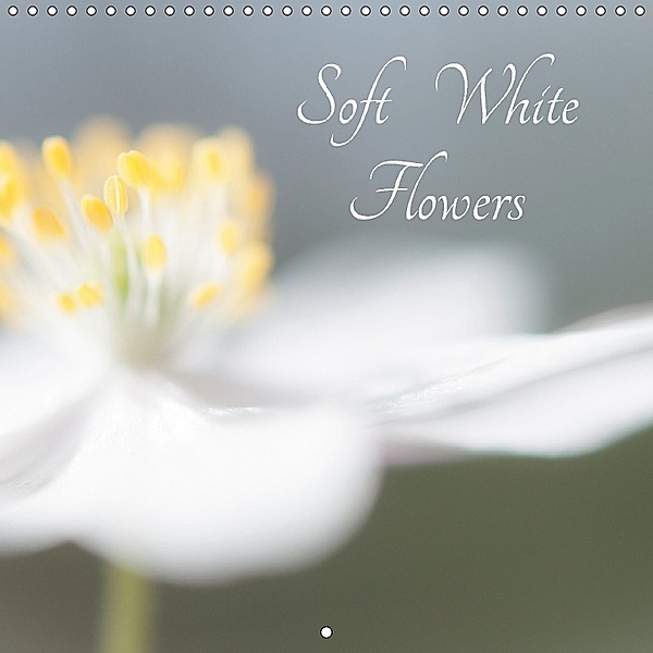 Soft White Flowers (Wall Calendar 2018 300 × 300 mm Square), Andrew Kearton