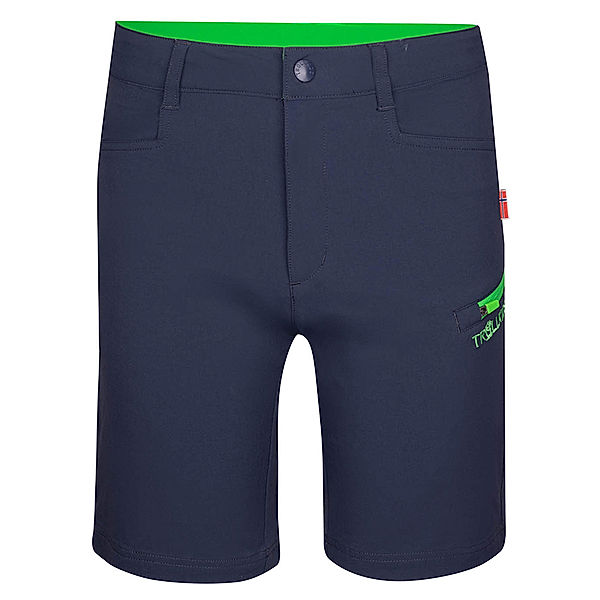 TROLLKIDS Softshell-Bermudas KIDS HAUGESUND in navy green