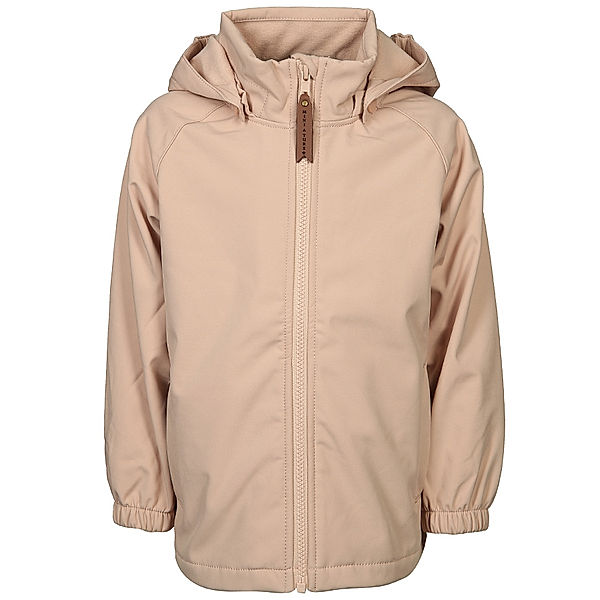 MINI A TURE Softshell-Jacke ADEN in puderrosa