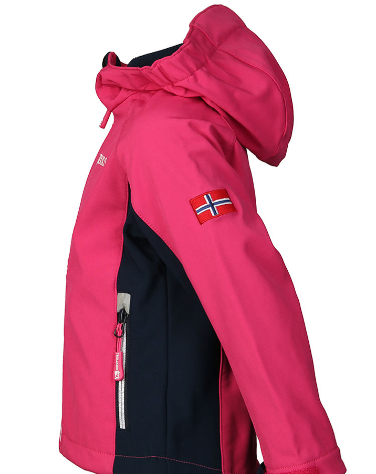 Softshell-Jacke GIRLS KRISTIANSAND in navy pink kaufen