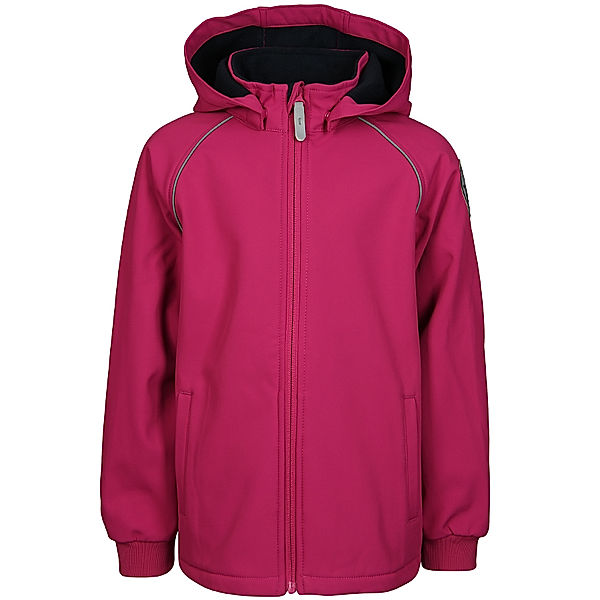 name it Softshell-Jacke NKFMALTA mit abnehmbarer Kapuze in pink