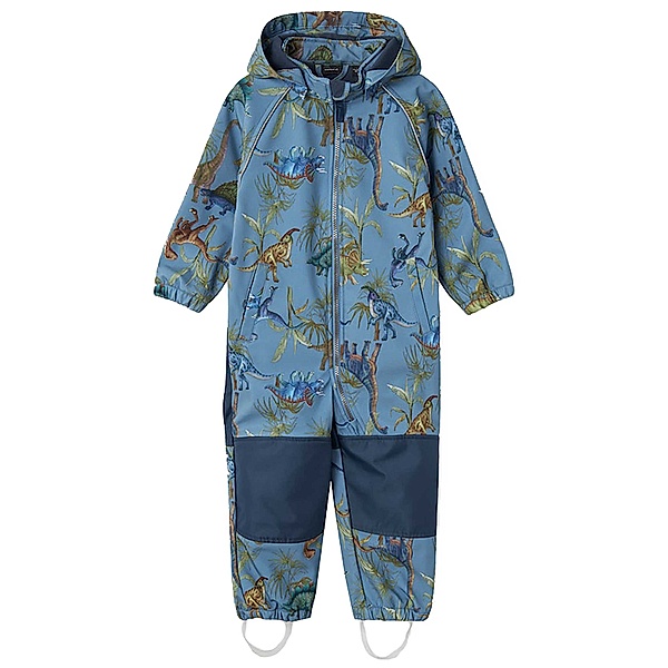 name it Softshell-Overall NMMALFA08 DINOS AOP in coronet blue