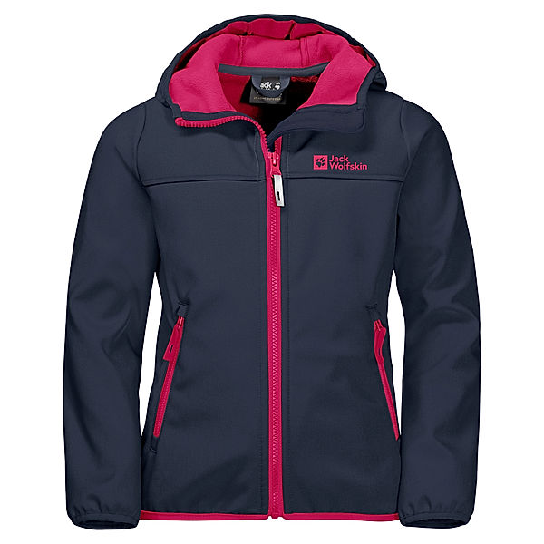 Jack Wolfskin Softshelljacke FOURWINDS in night blue/pink