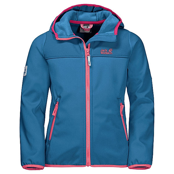 Jack Wolfskin Softshelljacke FOURWINDS JACKET K in wave blue