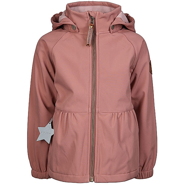 MINI A TURE Softshelljacke MATBRIDDI mit Innenfleece in wood rose