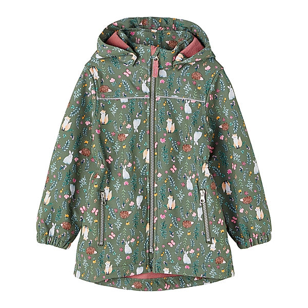 name it Softshelljacke NMFALFA – WOODLAND in thyme