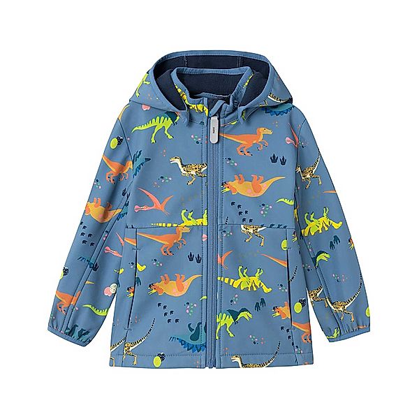 name it Softshelljacke NMMMALTA05 DINO in coronet blue