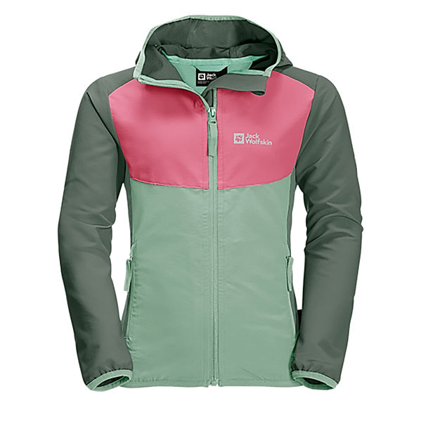 Jack Wolfskin Softshelljacke TURBULENCE G in granite green