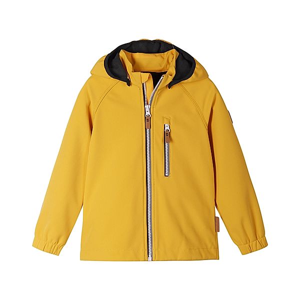 Reima Softshelljacke VANTTI mit abnehmbarer Kapuze in orange yellow