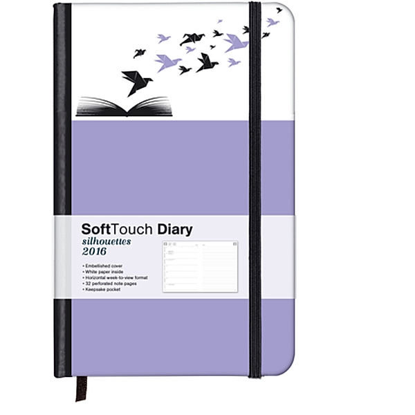 SoftTouch Diary Silhouettes Lyrics 2016 WEEKLY 9x14