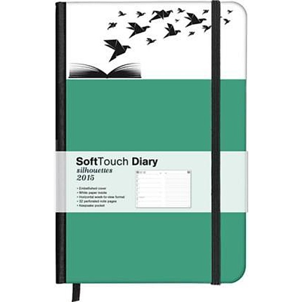 SoftTouch Diary Silhouettes Poetry 2015 WEEKLY 9x14