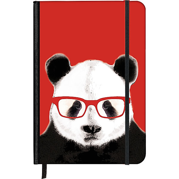 SoftTouch Notebook Nerdy Panda 9 x 14 cm, Matt Dinniman