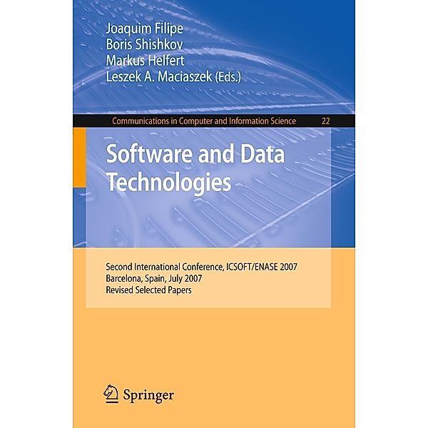 Software and Data Technologies / Communications in Computer and Information Science Bd.22