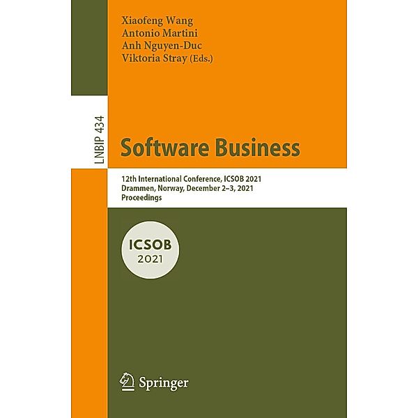Software Business / Lecture Notes in Business Information Processing Bd.434