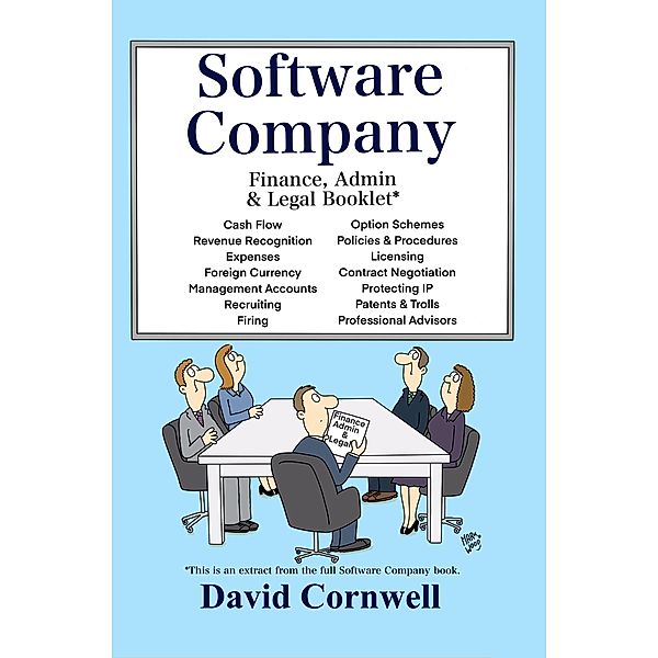Software Company: Finance, Admin & Legal Booklet, David Cornwell