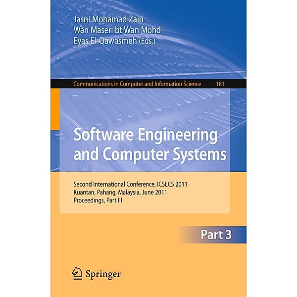 Software Engineering and Computer Systems, Part III / Communications in Computer and Information Science Bd.181