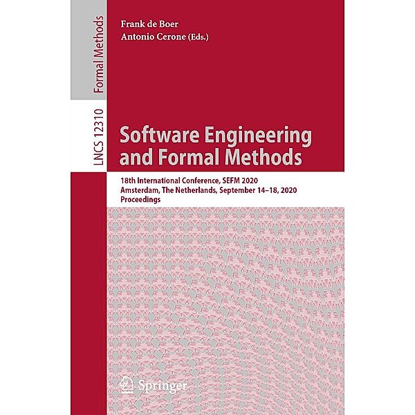 Software Engineering and Formal Methods / Lecture Notes in Computer Science Bd.12310