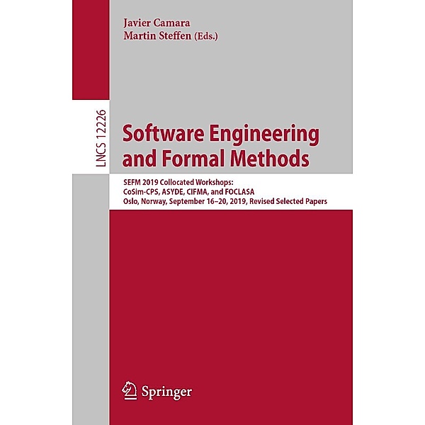 Software Engineering and Formal Methods / Lecture Notes in Computer Science Bd.12226