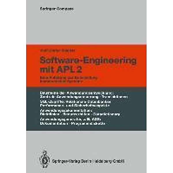 Software-Engineering mit APL2 / Springer Compass, Wulf-Dieter Wagner