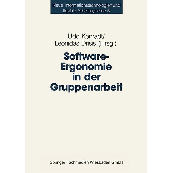 Software-Ergonomie in der Gruppenarbeit