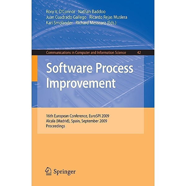 Software Process Improvement / Communications in Computer and Information Science Bd.42, Nathan Baddoo