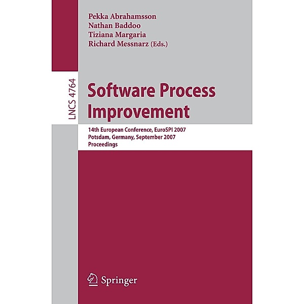 Software Process Improvement / Lecture Notes in Computer Science Bd.4764
