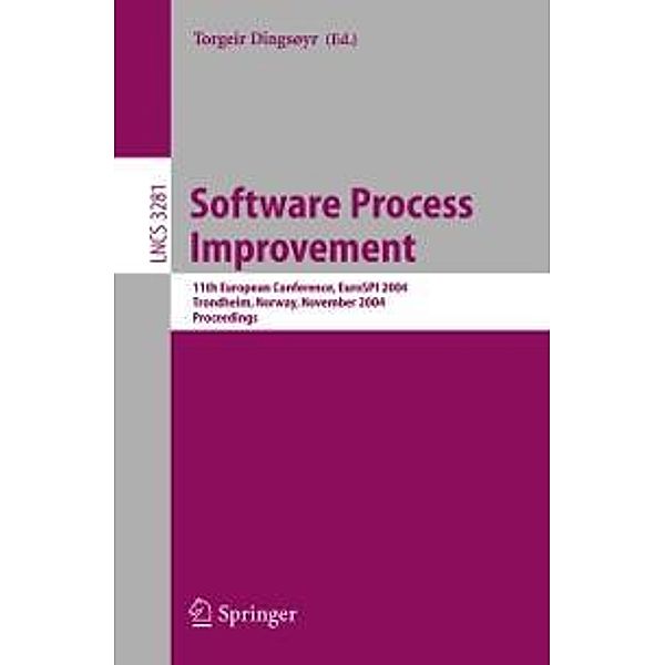 Software Process Improvement / Lecture Notes in Computer Science Bd.3281