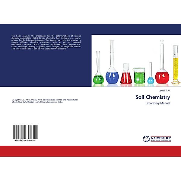 Soil Chemistry, Jyothi T. V.