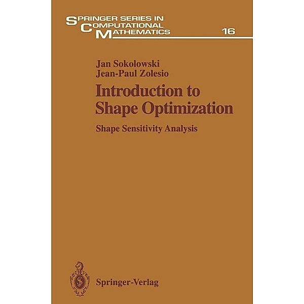 Sokolowski, J: Introd. Shape Optimization, Jan Sokolowski, Jean-Paul Zolesio