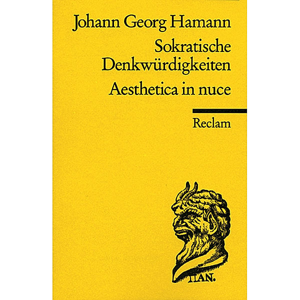 Sokratische Denkwürdigkeiten. Aesthetica in nuce, Johann Georg Hamann