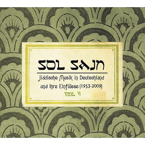 Sol Sayn Vol.4 Jiddische Musik In Deutschland, Diverse Interpreten