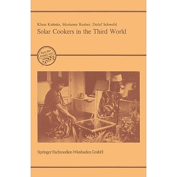 Solar Cookers in the Third World, Klaus Kuhnke