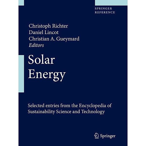 Solar Energy, Christoph Richter, Daniel Lincot, Christian A. Gueymard