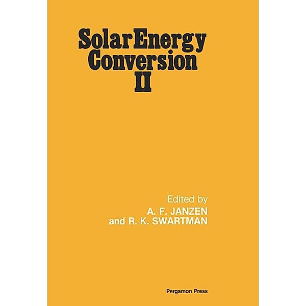 Solar Energy Conversion II