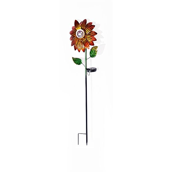 Solar-Gartenstecker Flower Emotion (Farbe: orange)