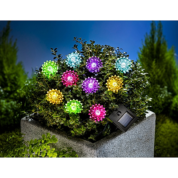 Solar-Lichterkette Flower Power 180 cm