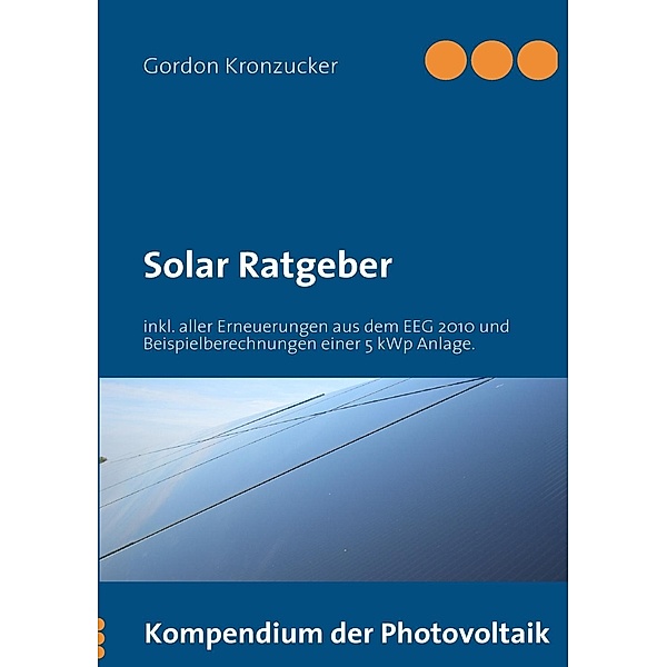 Solar Ratgeber, Gordon Kronzucker
