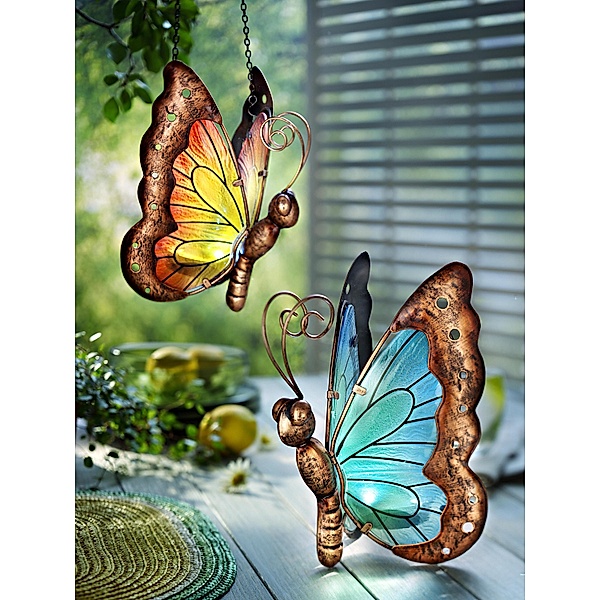 Solar-Schmetterlinge Bella, 2er-Set