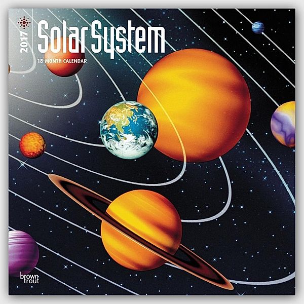 Solar System, the 2017 Square, Inc Browntrout Publishers