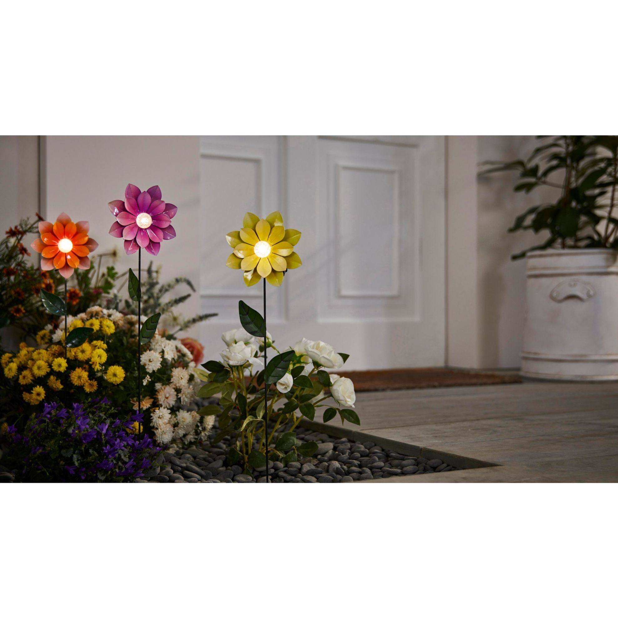 Solarleuchten-Set, 3-tlg. Flower Power bestellen | Weltbild.de