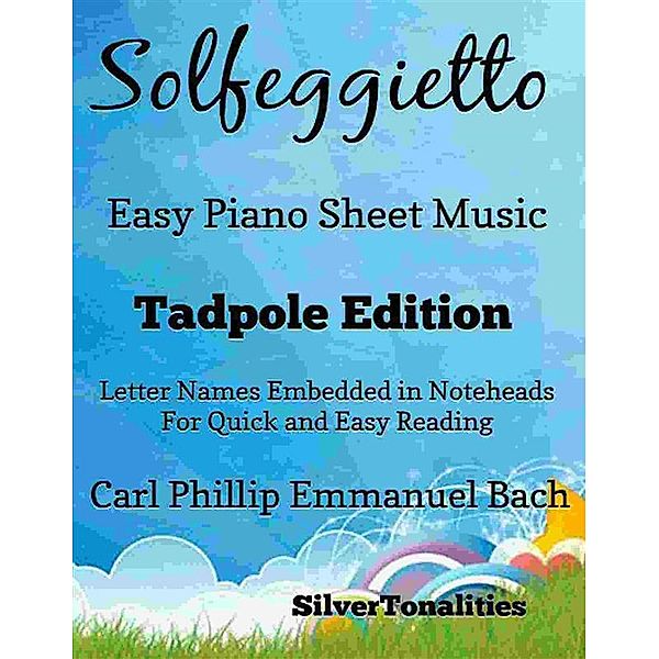 Solfeggietto Easy Piano Sheet Music Tadpole Edition, SilverTonalities