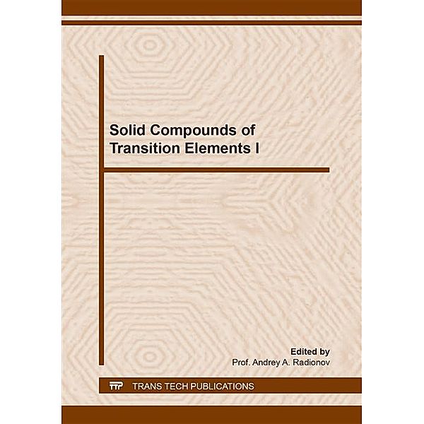 Solid Compounds of Transition Elements I