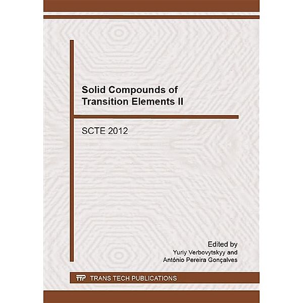 Solid Compounds of Transition Elements II