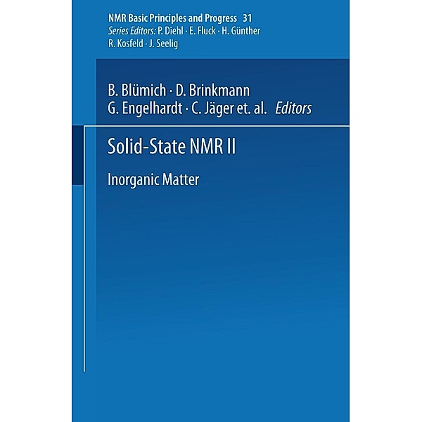 Solid-State NMR II / NMR Basic Principles and Progress Bd.31