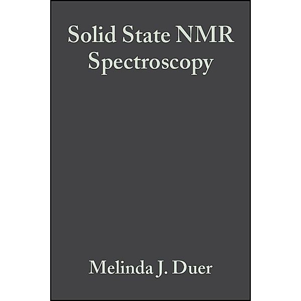 Solid State NMR Spectroscopy