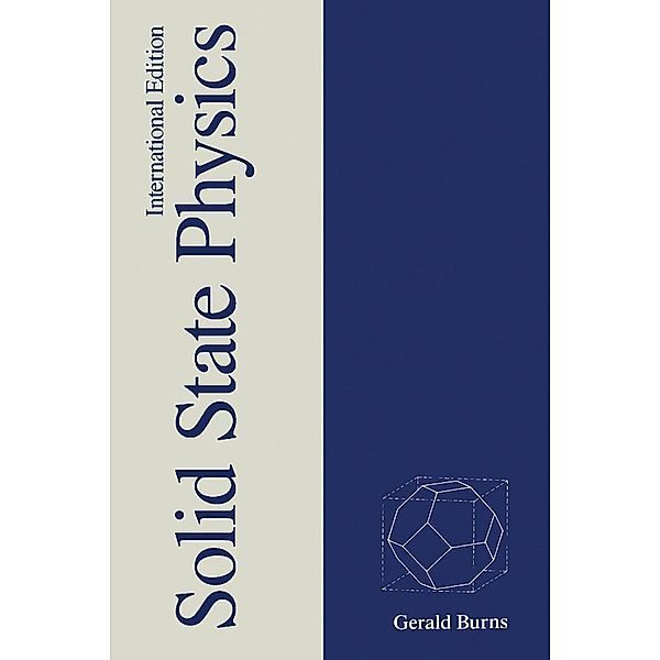 Solid State Physics, Gerald Burns