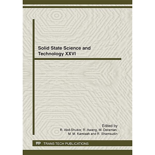 Solid State Science and Technology XXVI