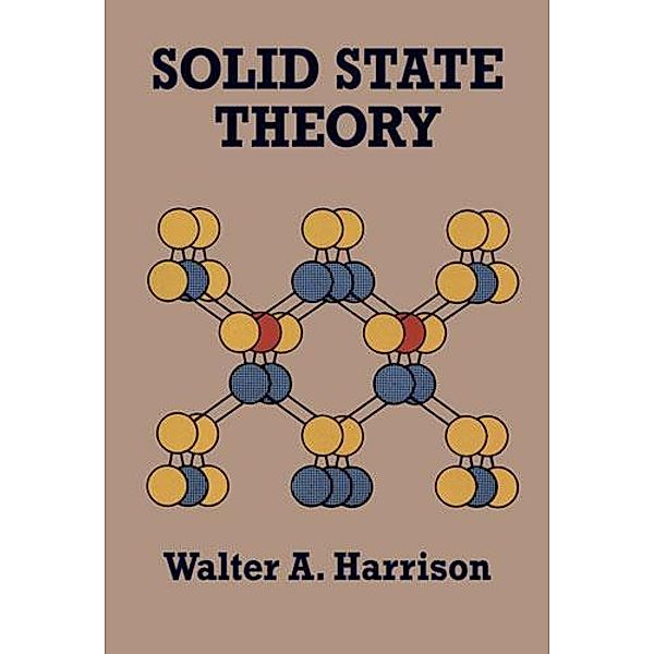 Solid State Theory / Dover Books on Physics, Walter A. Harrison