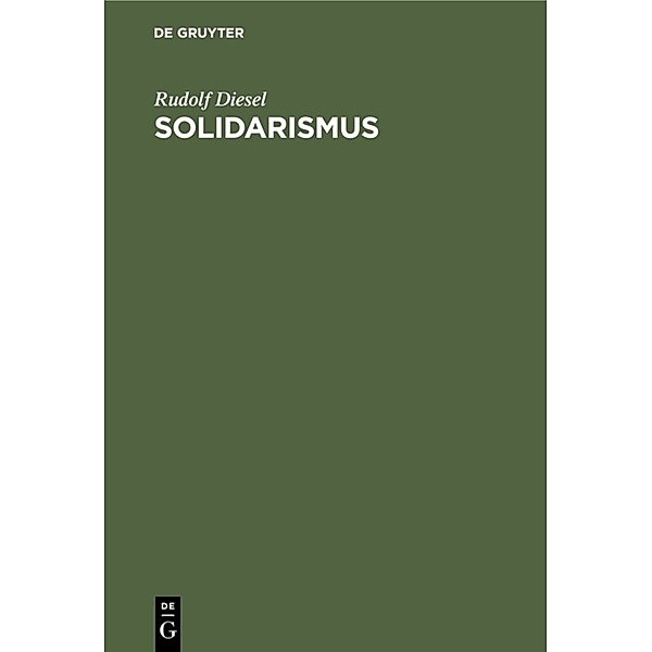 Solidarismus, Rudolf Diesel